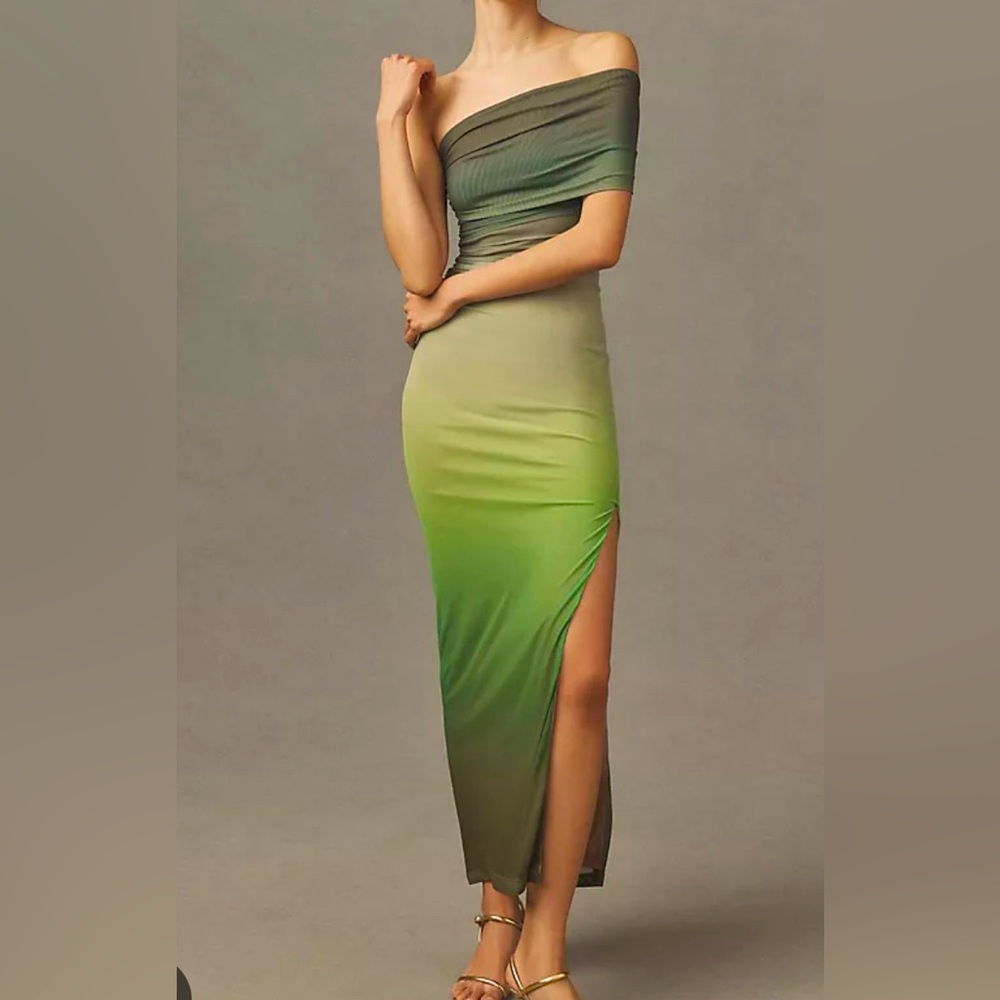 Bardot Aurelia Mesh Off Shoulder Dress